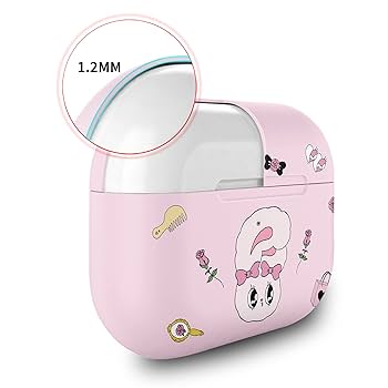 Amazon | Esther Bunny AirPodsプロケースキーホルダーハードPC